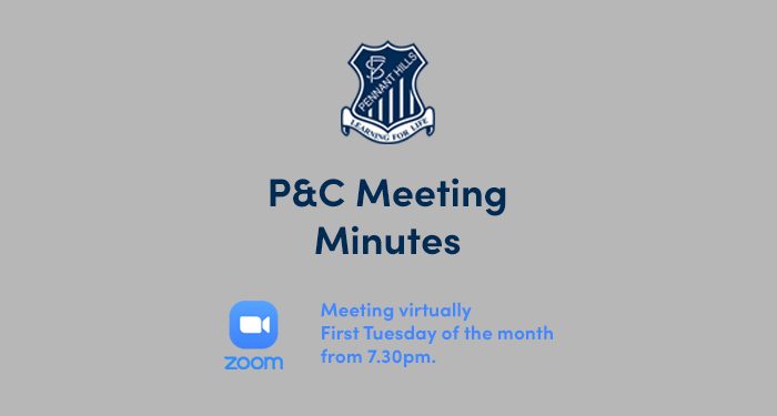 Pennant Hills P&C Meets First Tuesday of each month